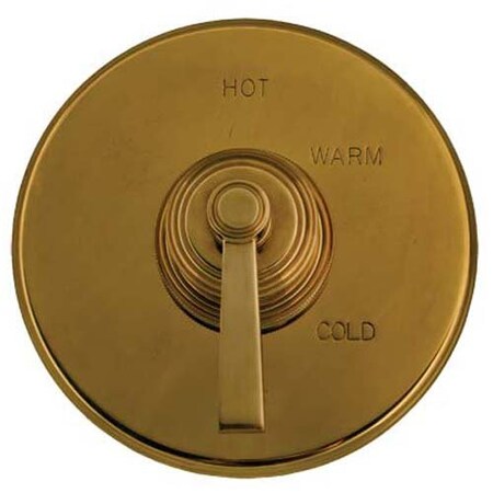 Newport Brass Pressure Shower Trim Plate W/ Handle. Less Showerhead, Arm, Brass 4-1604BP-034